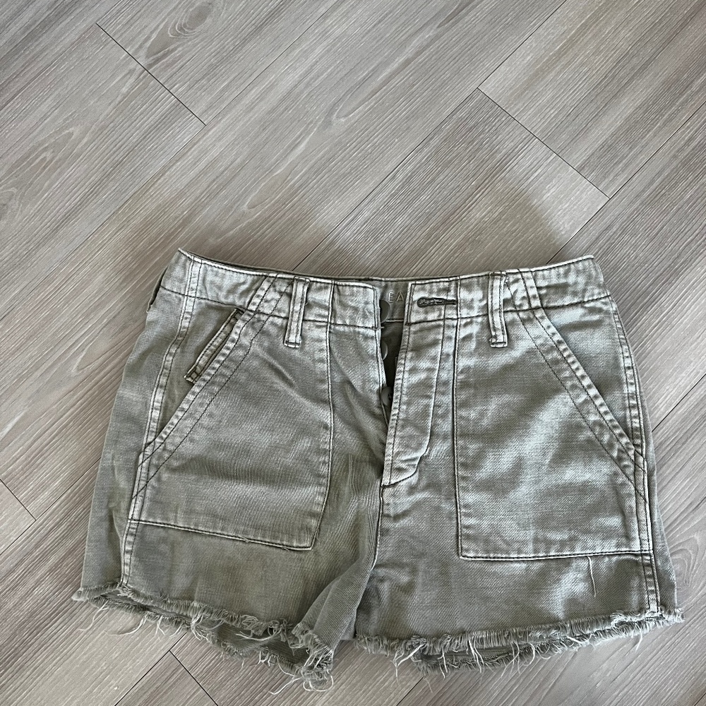 Green American Eagle Jean shorts